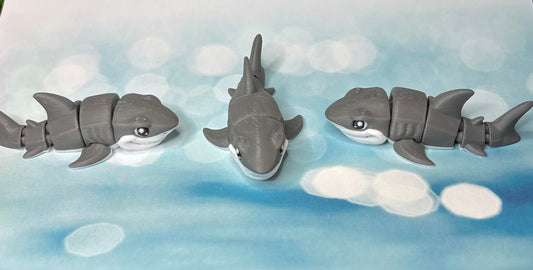 3d Printed Great White Shark