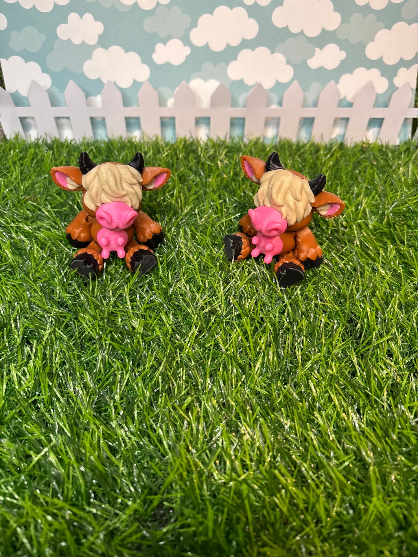 3d Printed Highland Cow